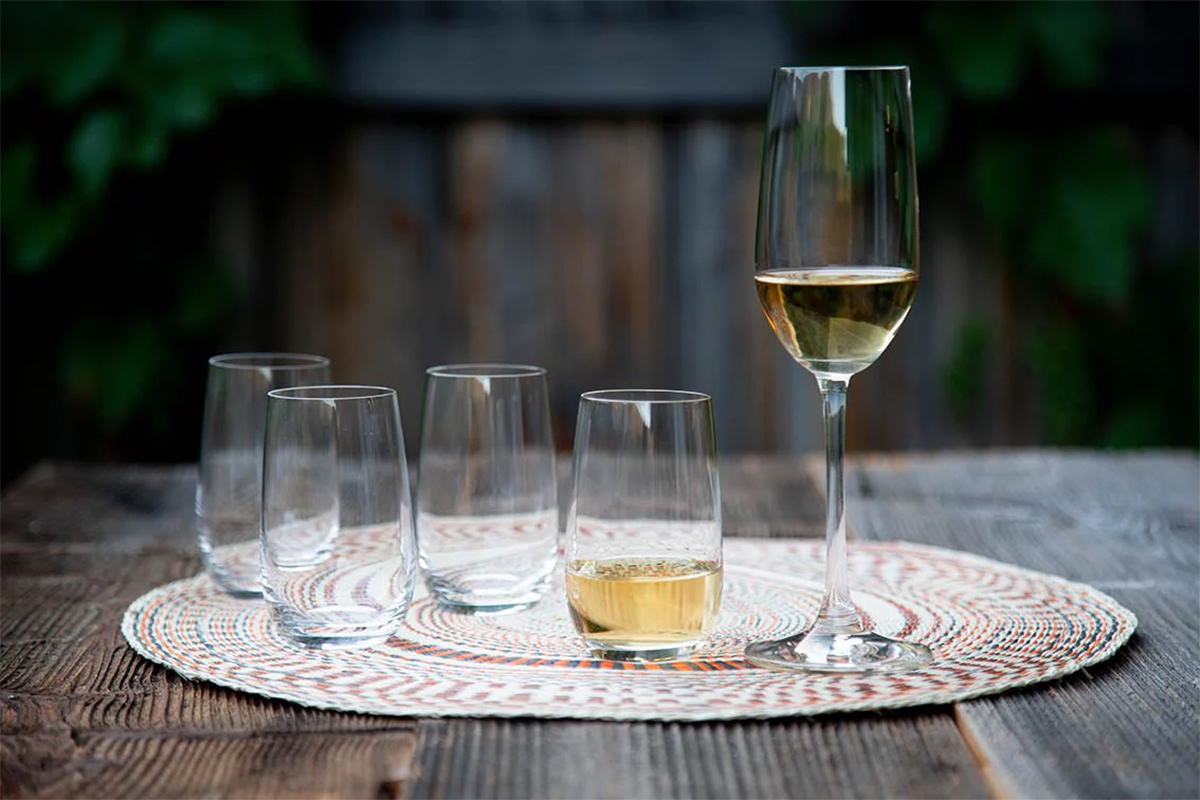 tequila en copa riedel